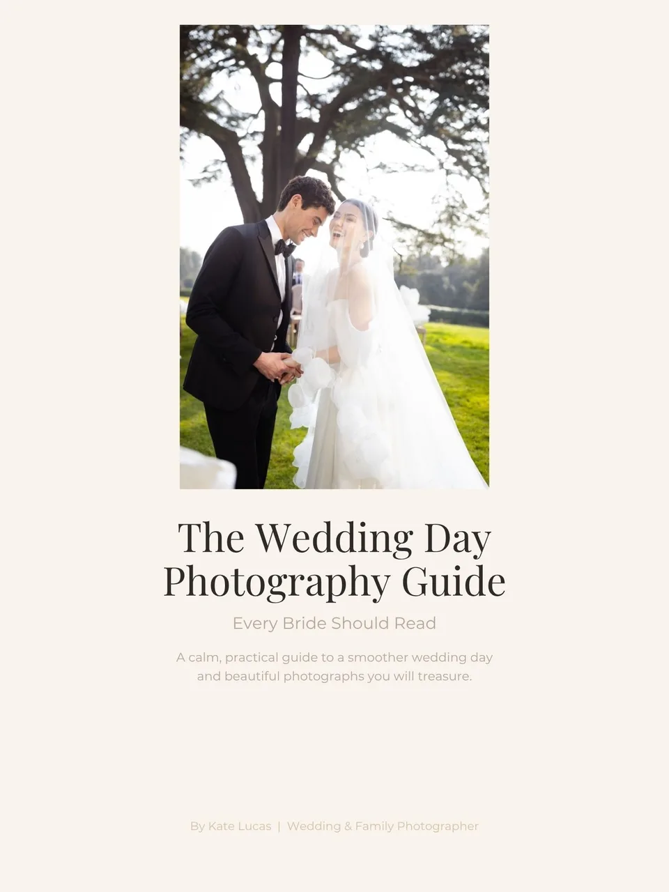 Kate Lucas’s Wedding Day Photography Guide