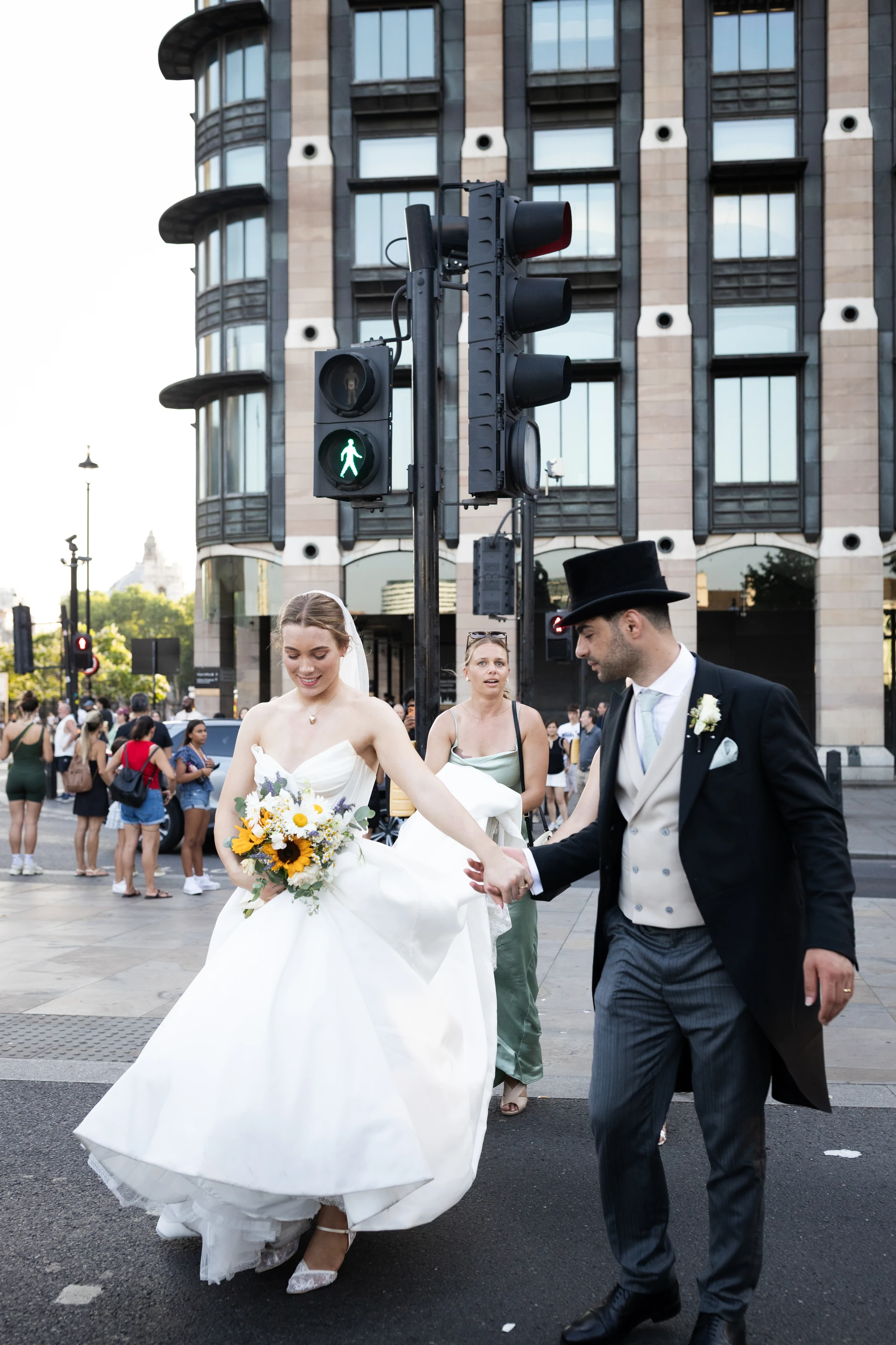 Walking together through London